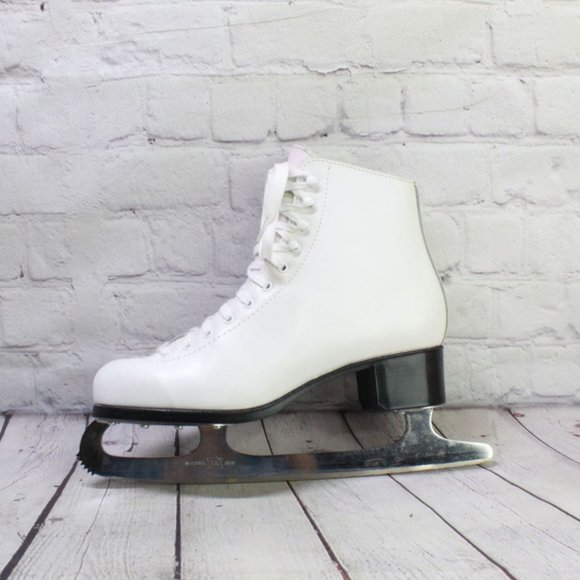 L.L. Bean Shoes Ll Bean White Leather Ice Skates Figure Skating